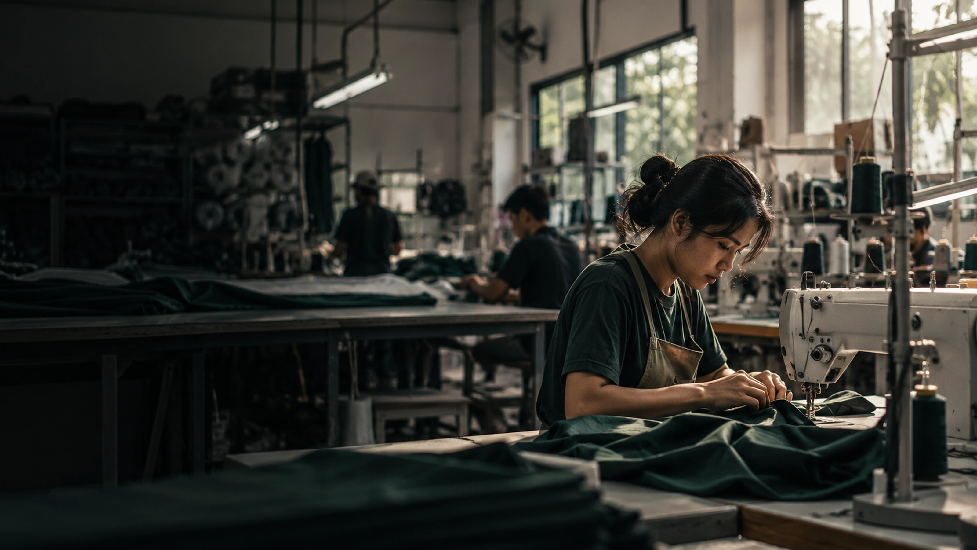 Apparel production visual